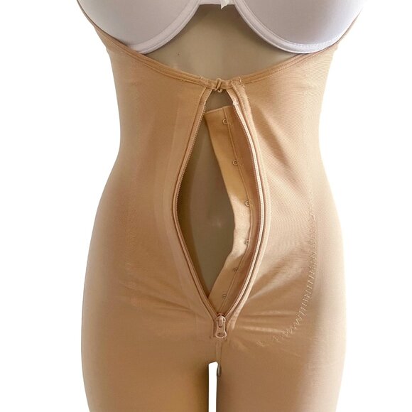 Underbust Front Zipper Post Surgery Tummy Control Fajas Colombianas Shapewear - Picture 8 of 11